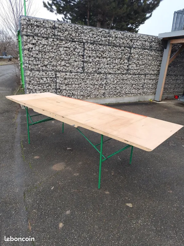 TABLE A TAPISSER 3m PROFESSIONNELLE - Toumat-location