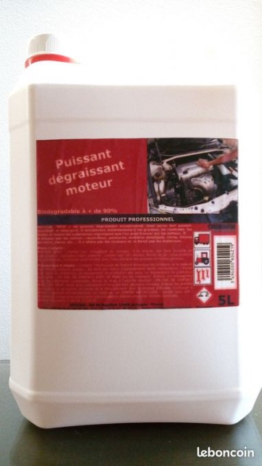 Puissant degraissant moteur