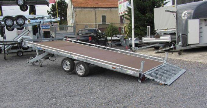 REMORQUE PORTE VOITURE PORTE ENGINS 3500KG