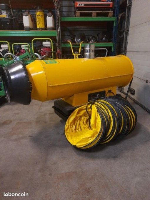 Chauffage Fuel 80kW + Gaine