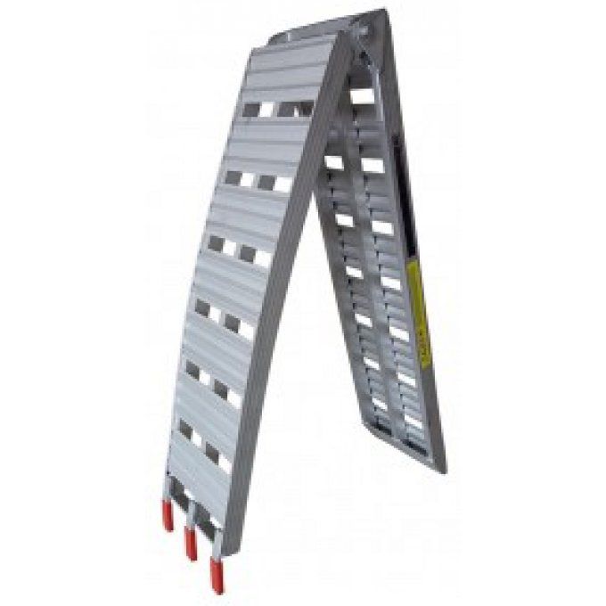 PAIRE DE RAMPES ALUMINIUM PLIABLE  2,30M x 28CM   700KG