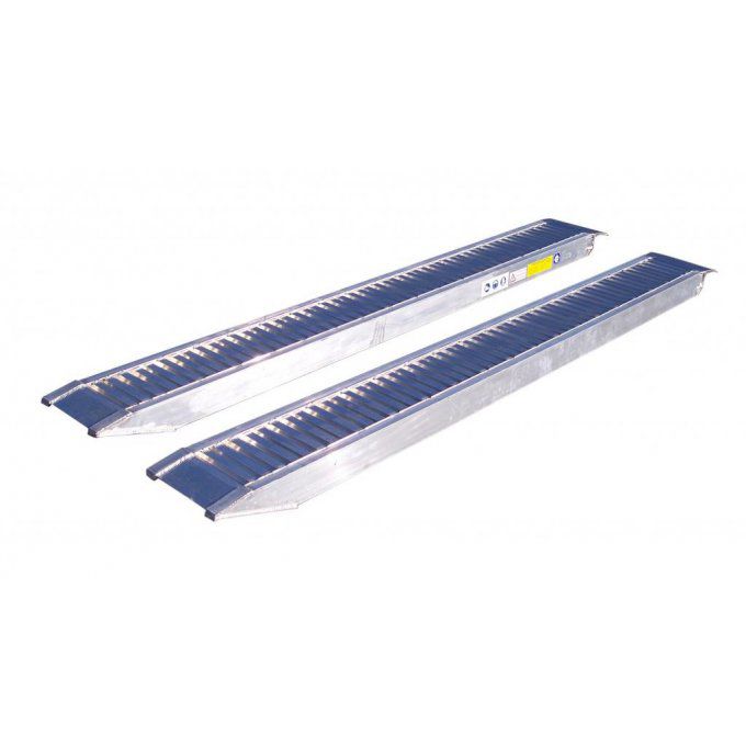 PAIRE DE RAMPES  ALUMINIUM   REF.7936  LG 3M x 38CM  3800KG