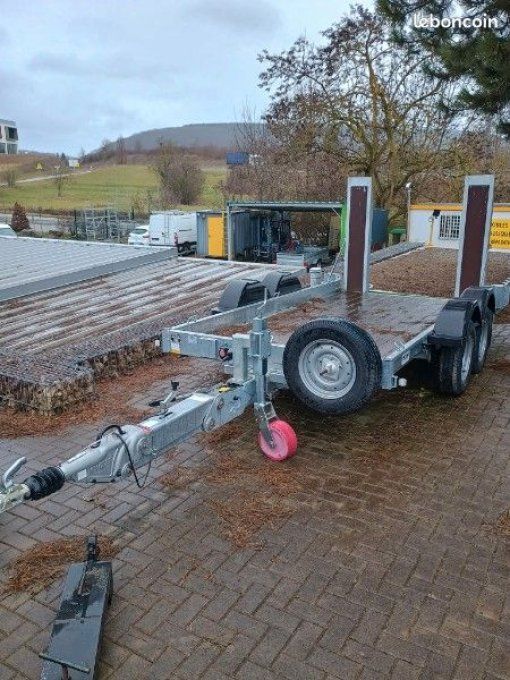 Remorque Porte-Engins Timon Réglable